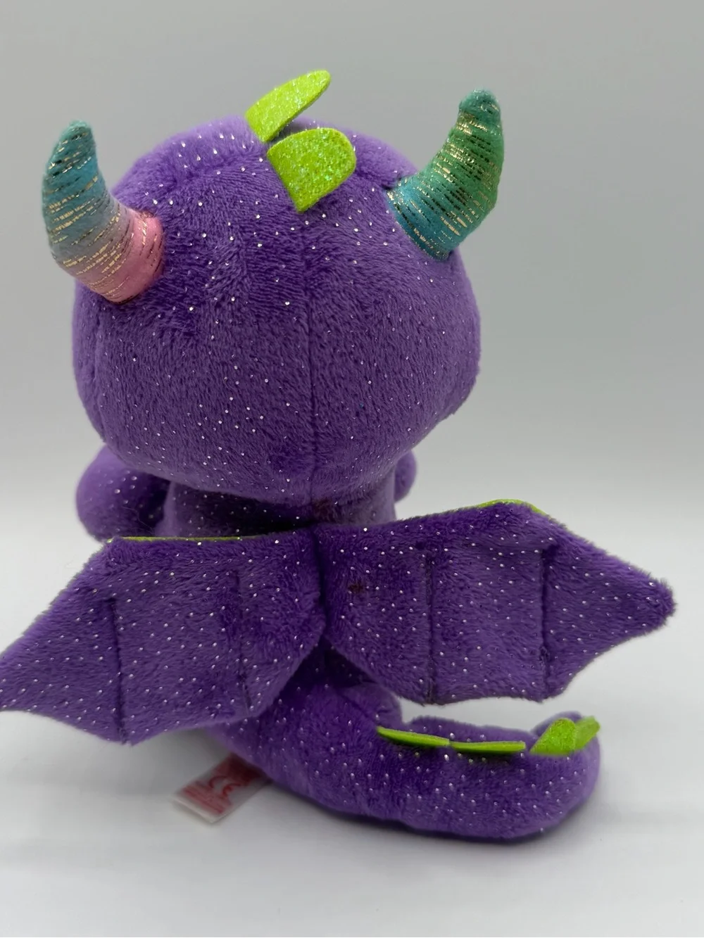 TY Beanie Boos Daphne Purple Dragon Plush 7